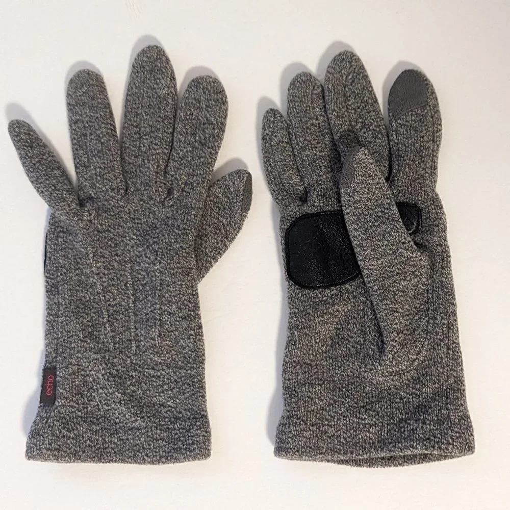 Echo Gloves Touch Design Goat Leather‎ Palm Patch Grey